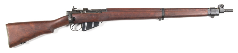 U.S. SAVAGE SMLE NO4 MKI* B/A SERVICE RIFLE: 303 Cal; 10 shot mag; 25.2" barrel; exc bore; std sights & fittings; side rail marked U.S. PROPERTY NO.4 MKI*; lhs of receiver ring marked 46C5510 S. 1943.; N.Z issue marks to bolt & mag; sharp profiles & clear