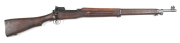 U.S. EDDYSTONE M17 B/A SERVICE RIFLE: 30-06; 5 shot mag; 26" barrel; g. bore; std sights& fittings; flaming bomb motif E & 8-18 to the muzzle; breech marked U.S. MODEL OF 1917 EDDYSTONE & s/n 939982; flaming bomb motifs to side rail & bolt handle; g. prof