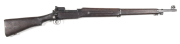 U.S. REMINGTON M17 B/A SERVICE RIFLE: 30-06 Cal; 5 shot mag; 26" barrel; vg bore; std sights & fittings; flaming bomb motif R & 8-18 to the muzzle; breech marked U.S. MODEL OF 1917 REMINGTON & s/n 559118; flaming bomb motifs to side rail & bolt handle; g.