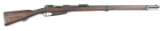 GERMAN SPANDAU G88 B/A INFANTRY RIFLE: 7.92x57 Cal; 5 shot mag; 28.75" barrel; g. bore; std sights & fittings; breech marked S Imperial Crown SPANDAU & dated 1891; GER.88 to side rail; g. profiles & clear markings; 80% blue/black finish remains to barrel,