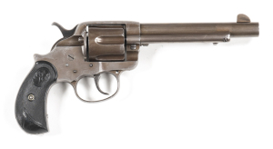 COLT MOD.1878 FRONTIER 6 SHOOTER C/F REVOLVER: 44-40 Cal; 6 shot fluted cyl; 153mm (6") barrel; f to g bore; std sights & COLT P.T. F.A. MFG CO HARTFORD CT. USA to barrel, COLT FRONTIER SIX SHOOTER to lhs of barrel; Colt Rampant Colt Trade mark to lhs of 