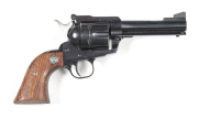 RUGER NEW MODEL BLACKHAWK C/F REVOLVER: 357 Magnum; 6 shot fluted cylinder; 121mm (4¾") barrel; g. bore; std sights; Ruger address & Trade mark to lhs of barrel; RUGER 357 MAGNUM CAL NEW MODEL BLACKHAWK to lhs of frame; g. profiles & clear markings; 98% o