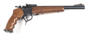 THOMPSON/CENTRE ARMS CONTENDER PISTOL with 2 sets of barrels: 22 LR match & 357 Magnum; 305mm (12") barrels; vg bores for both Cals; std sights, address & Cals for both barrels; sharp profiles & clear markings; 95% original blue finish to barrel, action &