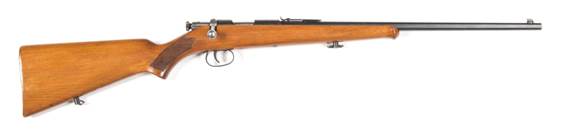 BRNO ZKM 468 SPORTING RIFLE: 22 LR; s/shot; 20.5" barrel; vg bore; std sights; vg black finish to all metal; g. pistol grip stock with minor marks; gwo & vg cond. #13455 Circa 1950 L/R