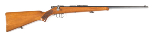 BRNO ZKM 468 SPORTING RIFLE: 22 LR; s/shot; 20.5" barrel; vg bore; std sights; vg black finish to all metal; g. pistol grip stock with minor marks; gwo & vg cond. #13455 Circa 1950 L/R