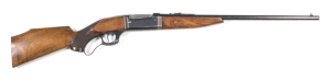 SAVAGE MODEL 1899 L/A SPORTING RIFLE: 303-25 Cal; 5 shot mag; 22.5" barrel; vg bore; std sights; no barrel markings; receiver & tang drilled & tapped for scope; g. profiles; 85% blue finish remains; g. chequered pistol grip stock with minor bruising; gwo 