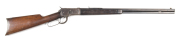 WINCHESTER MODEL 1892 FULL MAG L/A SPORTING RIFLE: 25-20 Cal; 13 shot mag; 24" barrel; g. bore; std sights with lifter missing from back sight; 2 line New Haven address & Cal markings to barrel; MOD 1892 WINCHESTER Trade mark to tang; g. profiles; clear a