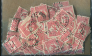 AUSTRALIA: General & Miscellaneous: 1913-90s issues in packets incl. 1d Roos, KGV Heads to 5d, also state perfins on pre-decimal & decimal issues, postmark interest likely (notice some fine strikes on KGV 4d oranges). Fun sorter. - 6