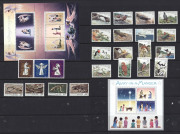 CHRISTMAS ISLAND: 1958-2000s Collection on hagners, mostly MUH with sets incl.1958 Overprints (hinged mint), 1963 Pictorials, 1968 Fish, 1982 Birds, 1985 Crabs 1st, 2nd & 3rs series, 1987 Wildlife (plus sheetlet to $2), 1990 Transport, 1992 Shells, few 19 - 3