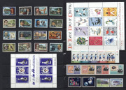 CHRISTMAS ISLAND: 1958-2000s Collection on hagners, mostly MUH with sets incl.1958 Overprints (hinged mint), 1963 Pictorials, 1968 Fish, 1982 Birds, 1985 Crabs 1st, 2nd & 3rs series, 1987 Wildlife (plus sheetlet to $2), 1990 Transport, 1992 Shells, few 19 - 7