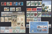 COCOS ISLANDS: 1963-2000 MUH collection incl. 1963 Set pre-decimal set, decimal definitive long sets with 1979 Fish, 1962 Butterflies, 1985 Molluscs, also 1992 WWF sheetlet of 16, etc; also Australia 1966 Definitives eight values with Cocos FDI cancels on - 2