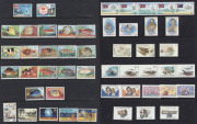 COCOS ISLANDS: 1963-2000 MUH collection incl. 1963 Set pre-decimal set, decimal definitive long sets with 1979 Fish, 1962 Butterflies, 1985 Molluscs, also 1992 WWF sheetlet of 16, etc; also Australia 1966 Definitives eight values with Cocos FDI cancels on - 5