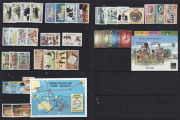 NAURU: 1954-91 MUH array on hagners with 1954-65 pre-decimals complete, decimals incl. numerous commemorative and defintive sets, plus eight M/Ss, generally very fine. (few 100s) - 5