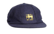 ROSHAN MAHANAMA'S SRI LANKA TEST CAP. navt blue wool with embroidered Sri Lanka logo on front, signed inside by Roshan Mahanama. G/VG condition. [Roshan Mahanama played 52 Tests & 213 ODIs 1985-99].