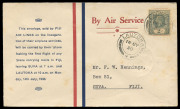 FIJI - Postal History: EARLY FLIGHT COVERS: 14 July 1930 Lautoka - Suva (2, one signed by the pilot); 14 July 1930 Lautoka - Nausori; 17 March Suva - Lautoka; 21 March 1933 Levuka - Suva & 13 April 1933 Suva - Buca Bay. All are Fiji Airways or Fiji Air L - 2