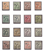 NEW GUINEA: 1925-39 used collection with 1925 Huts to 5/- including both 6d shades plus Airs to 1/- (ex 1d & 1&frac12;d), Dated Birds 1d to 6d plus Airs to 3d plus 6d, Undated Birds to 2/-, Airs &frac12;d to &pound;1 set (Cat. &pound;275) plus a few 'OS' overprints to 1/-, Bulolo - 3