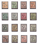 NEW GUINEA: 1925-39 used collection with 1925 Huts to 5/- including both 6d shades plus Airs to 1/- (ex 1d & 1½d), Dated Birds 1d to 6d plus Airs to 3d plus 6d, Undated Birds to 2/-, Airs ½d to £1 set (Cat. £275) plus a few 'OS' overprints to 1/-, Bulolo - 3