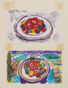 SYBIL CRAIG (1901 - 1982) (three figures) pastel and pencil on paper, signed lower left and dated "1961" verso, 15 x 12cm also, several later sketches, preliminary drawings and experiments, all on paper and including 2 which appear to be sketches prior - 4