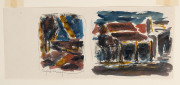 SYBIL CRAIG (1901 - 1982) (three figures) pastel and pencil on paper, signed lower left and dated "1961" verso, 15 x 12cm also, several later sketches, preliminary drawings and experiments, all on paper and including 2 which appear to be sketches prior - 5