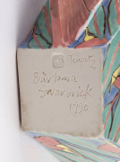 BARBARA SWARBRICK "Teapot 2.", circa 1990, signed "Barbara Swarbrick, Teapot 2, 1990" with "B.S." monogram stamp, ​20cm high - 2