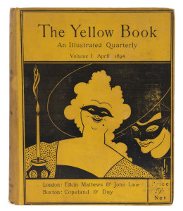 THE YELLOW BOOK - Vol.1 to Vol.5 - 1894-95 Published by John LANE & Elkin MATHEWS. Editors, [Ballantyne Press, London] A literary & artistic source for the 1890's & known through its association with all the foremost writers of the time & its famous bla