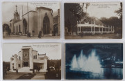 The 1925 International Exposition of Modern Industrial and Decorative Arts: A collection of the superb real-photo postcards issued by A.N.Paris. Includes night scenes and a few hand-coloured versions. All different. (157).The International Exposition of M - 4