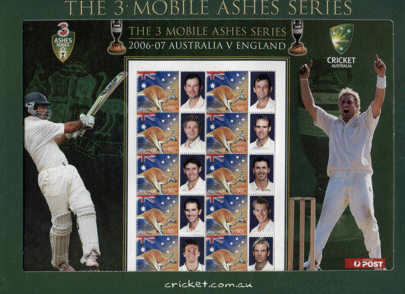 CRICKET STAMPS: Extensive thematic stamp collection, majority 1980's to mid 2000's with stamps as singles, sets, souvenir sheets, Australian Special Event Sheets, First Day and Commemorative covers, Philatelic Numismatic Covers etc. Includes various limit