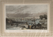 Six assorted English antique coloured engravings, 19th century, the largest 16 x 20cm - 5