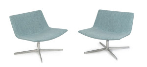 Arper Catifa 80 pair of Italian swivel chairs
