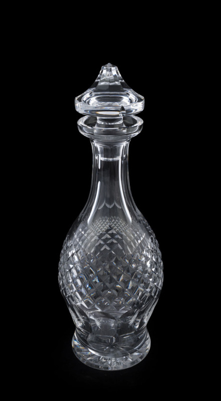 WATERFORD Irish crystal decanter, 20th century, 33.5cm high