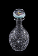 WHITEFRIARS English crystal decanter with millefiori stopper, 20th century, ​25.5cm high