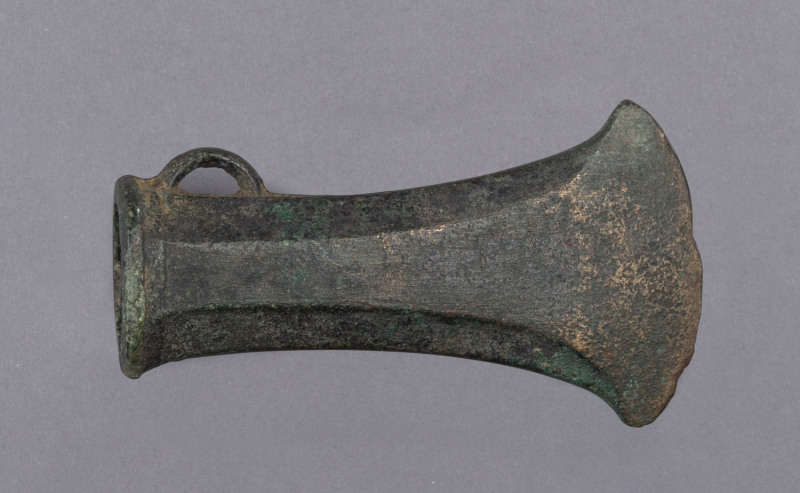 Celtic bronze age axe head of fine tapering form, circa 3000 B.C. 10cm long