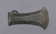 Celtic bronze age axe head of fine tapering form, circa 3000 B.C. 10cm long