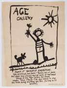 c.1970-71 ART EXHIBITION POSTERS: comprising Gallery of Primitive Art "Ancient Aboriginal Rock Engravings", "Art from Bali" & African Art", Powell Street Gallery "Sepik Art" & "New Paintings" (Stephen Earle & Robin Wallace-Crabbe), Chapman Powell St. Gal - 2