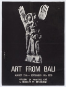 c.1970-71 ART EXHIBITION POSTERS: comprising Gallery of Primitive Art "Ancient Aboriginal Rock Engravings", "Art from Bali" & African Art", Powell Street Gallery "Sepik Art" & "New Paintings" (Stephen Earle & Robin Wallace-Crabbe), Chapman Powell St. Gal - 5