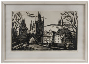 Seven assorted framed engravings, prints and paintings, ​the largest 35 x 57cm