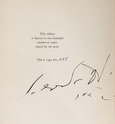 "THE AUTOBIOGRAPHY OF BENVENUTO CELLINI" - SIGNED BY DALI: [Doubleday & Co, New York, 1946]. The reflective and personal writings of the great Italian old master. Translated by John Addington Symonds, illustrated by Salvador Dali. Octavo, gilt-illustrate - 2