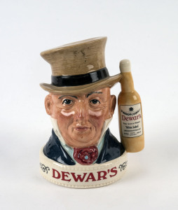 ROYAL DOULTON "Dewar's" whisky character jug, special commission edition, 13cm high