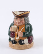 ROYAL DOULTON "Honest Measure" English porcelain Toby Jug, 20th century, factory mark to base, 10.5cm high