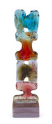 CENEDESE Murano glass sculpture by ERRMANO NASON circa 1968, engraved "E. Nason, Murano, 1968", 47cm high