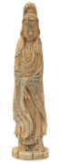 A Chinese carved ivory statue, 19th century, ​29cm high