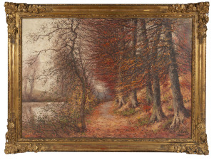 ARTIST UNKNOWN (European school, 19th century), landscape, oil on canvas, ​97 x 138cm