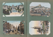 POSTCARDS & PHOTOGRAPHS: selection in album with 12 WWI photographs of Australian Troops on the Western Front some showing religious services/parades, two showing athletic events; postcards with European views of Brussels, Marseilles, Paris, Gibraltar, pl - 5