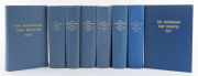 "The Australian Turf Register" - 8 volumes: 1970 to 1977. Large, hard-cover books.