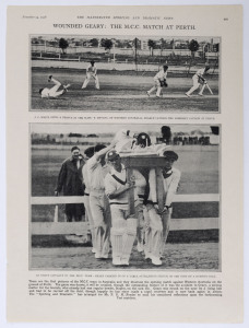 Leonard Raven-Hill (1867-1942): A collection of 5 of Raven-Hill's full page illustrations 1911 - 1935, published in "PUNCH" under the pseudonym "Cravenhill" and mainly dealing with the Test Matches between Australia and England. Titles include "The Imperi