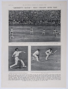 Leonard Raven-Hill (1867-1942): A collection of 5 of Raven-Hill's full page illustrations 1911 - 1935, published in "PUNCH" under the pseudonym "Cravenhill" and mainly dealing with the Test Matches between Australia and England. Titles include "The Imperi - 2