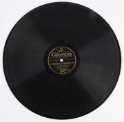 MELBOURNE CUP: "The Running of the Melbourne Cup, 1933" Columbia Records 78rpm recording of the broadcast description by Eric Welch; backed by "Race Your Fancy" on the B side. The 12 inch record is housed in an original Columbia Records paper sleeve.Won b