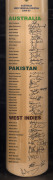 2004-2005 VB SERIES - ONE DAY INTERNATIONAL TOURNAMENT: full size Cricket Bat signed by all three competing teams - Australia, Pakistan & West Indies, signatures incl. captains Ricky Ponting, Inzamam-ul-Haq & Brian Lara; framed and glazed display, 90 x 21 - 2
