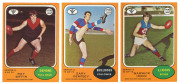 1973 Series A Scanlens "Footballers" complete set [72], plus 8 duplicates, G to VF. - 2