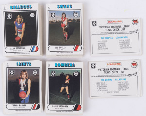 1976 Scanlens "Footballers" complete set [132] plus checklists [11/12, ex Carlton], F/VF. (143)